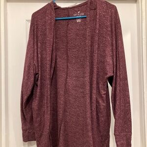 American Eagle Hooded Cardigan